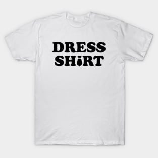 Dress Shirt Black T-Shirt